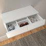 Small Floating Dressing Table White, thumbnail 3 of 8