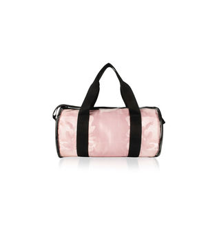 Pvc Kit Bag With Personalised Pale Pink Satin Liner, 3 of 5
