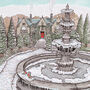 'Frozen Fountain' Print, thumbnail 3 of 3