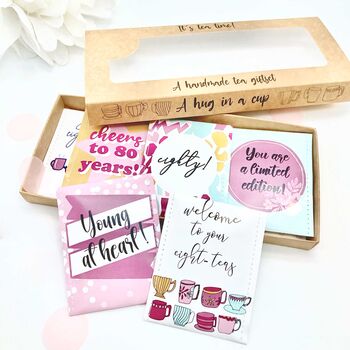 80th Birthday Tea Gift | Milestone Birthdays, 8 of 12