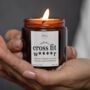 Cross Fit Gym Gifts For Him, Cross Fit Candle With Matches, thumbnail 4 of 11