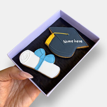 Personalised Graduation Letterbox Iced Cookies, 3 of 10