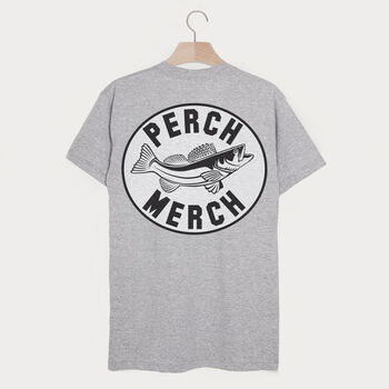 Perch Merch Men's Fishing Slogan T Shirt, 2 of 2