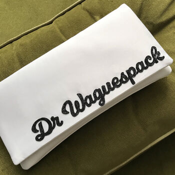 Mrs Surname Bridal Wedding Day Clutch, 11 of 12