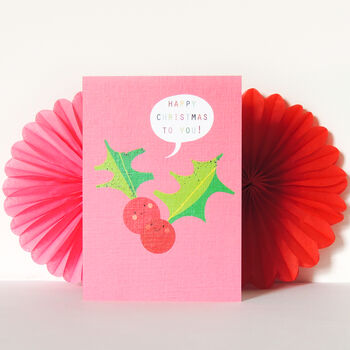 Christmas Holly Berries Card, 5 of 5