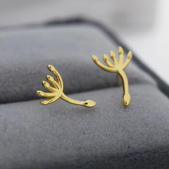 Dandelion Seed Stud Earrings In Sterling Silver, 7 of 11