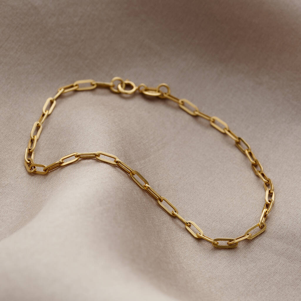 9ct Gold Chain Bracelet, 1 of 5