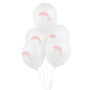 Dolphin Printed Balloons Set Of Five, thumbnail 1 of 2