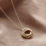Personalised Mixed Gold Mini Russian Ring Necklace, thumbnail 2 of 12