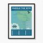 River Wye Map Art Print For Paddlers, thumbnail 2 of 12