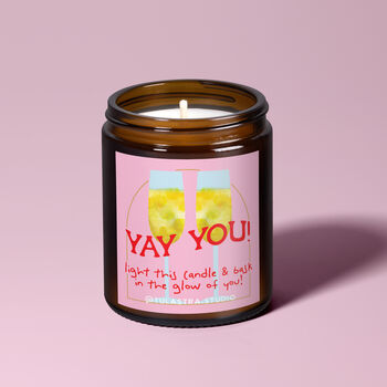 Yay You! Congratulations Scented Candle Gift, 6 of 7