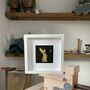Abstract Shapes Framed Knitted Art, thumbnail 4 of 11