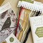 Blackbird At Dawn Modern Cross Stitch Kit, thumbnail 2 of 5