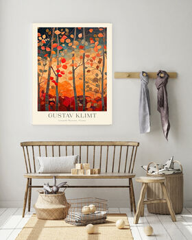 Gustav Klimt Golden Forest Art Print, 2 of 3