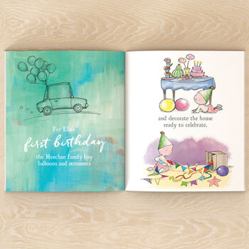 First Birthday Personalised Story Book, 5 of 11