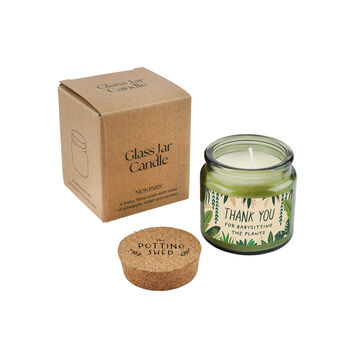 Thank You For Watering The Plants • Green Scented Jar Candle • Home Decor, 2 of 2