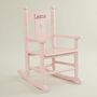 Personalised Pink Star Children's Rocking Chair, thumbnail 1 of 2