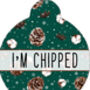 Forest Fir Cone Custom ID Dog Tag, thumbnail 1 of 2