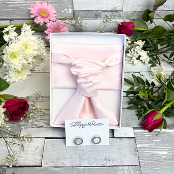 Baby Blush Wedding Tie, Bow Tie And Cravat Sets, 7 of 9