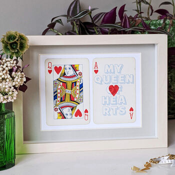 Queen Of Hearts Vintage Playing Card Print, 2 of 6