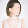 Chain Gold Plated Silver Threader Earrings, thumbnail 8 of 12