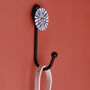 G Decor Handpainted White Pearl Bloom Coat Hook, thumbnail 1 of 4