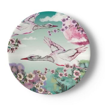 Flight Of The Heron Japanese Bone China Plate Small, 4 of 4