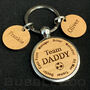 Personalised Football Daddy Keyring, thumbnail 1 of 7