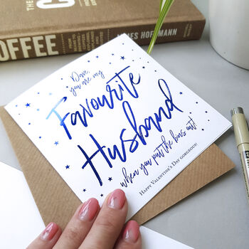 You're My Favourite Husband | Valentine's Card, 4 of 5