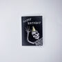 Happy Birthday Skeleton Gothic Card, thumbnail 3 of 3