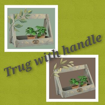 Wooden Trug For Plants, 2 of 2