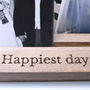 Personalised Wedding Or Anniversary Wooden Photo Frame, thumbnail 5 of 6