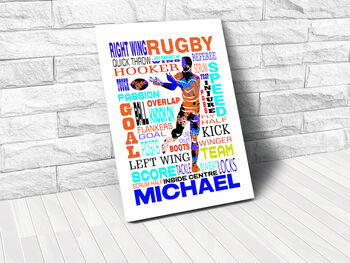 Personalised Rugby Player, 3 of 4