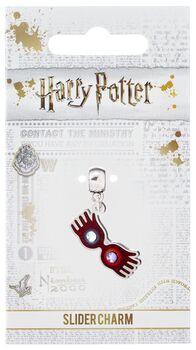 Harry Potter Luna Lovegood Glasses Slider Charm Silver, 2 of 2