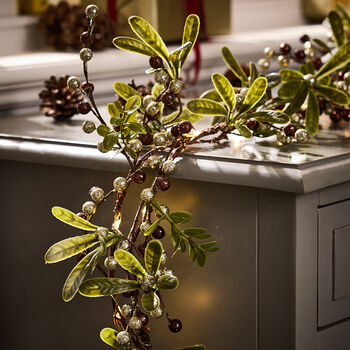 Copper Berry Light Up Garland, 6 of 6