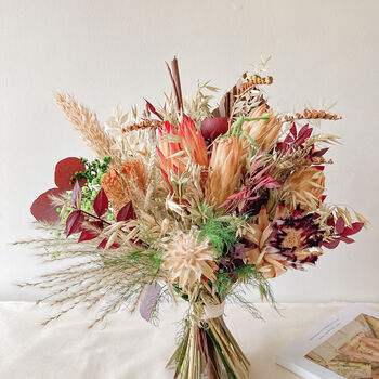 Dried Protea Banksia Bouquet Covent Garden, 4 of 5