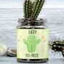 Personalised Cactus Jar Grow Kit, thumbnail 1 of 12