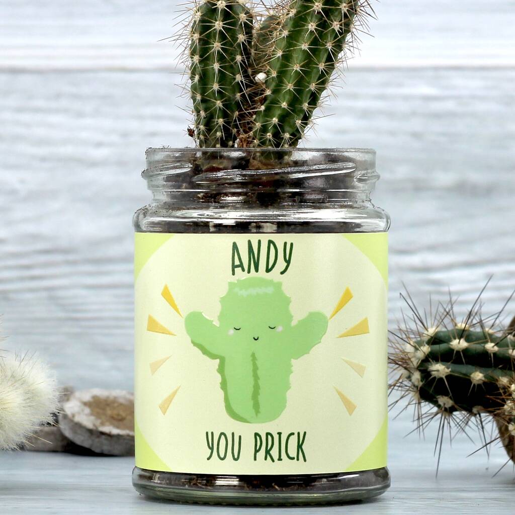 Personalised Cactus Jar Grow Kit, 1 of 12