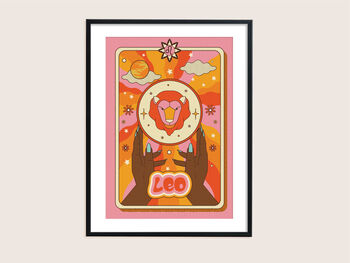 Zodiac Leo Print, 3 of 6