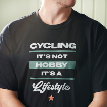 Personalised Hobby Lifestyle Men's T Shirt, 3 of 3