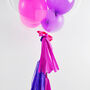 Personalised Neon Nerds Clear Bubble Balloon, thumbnail 2 of 5