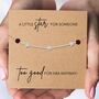 Break Up Gift With A Gold Plated Or Silver Plated Star Bracelet And Card, thumbnail 3 of 4
