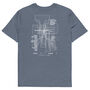 Tokyo Coffee Scene Organic Cotton Embroidered T Shirt, thumbnail 3 of 12