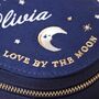 Personalised Celestial Embroidered Oval Jewellery Case, thumbnail 4 of 6