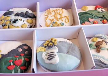 Personalised Hand Iced Coastal Inspired Letterbox Biscuits, 11 of 11