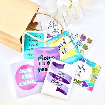 60th Birthday Tea Gift Set | Milestone Birthdays, 4 of 12