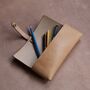 Handmade Leather Pencil Case With Personalisation, thumbnail 2 of 7