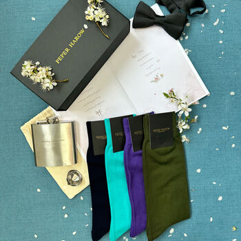 Cool Groomsmen Wedding Socks Gift Box, 2 of 6
