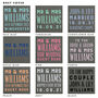 Personalised Typographic Wedding Guest Book, thumbnail 4 of 10