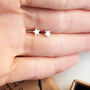 Sterling Silver 925 Solid Small Star Ear Stud Earrings, thumbnail 4 of 10